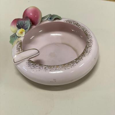 Heart plate and fancy ashtray