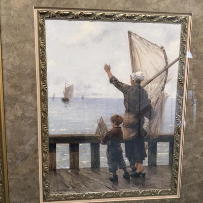 Georges Haqilette & Raphaël Collin Frame Artwork (LR-MG)