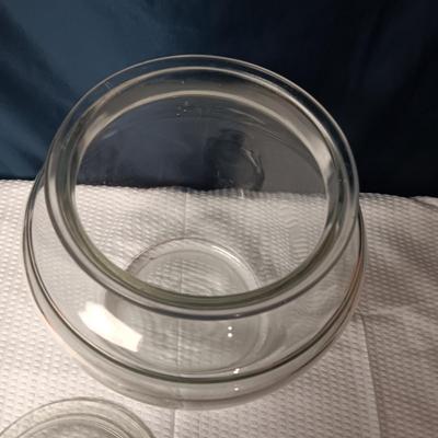 LARGE GLASS APOTHECARY CONTAINER