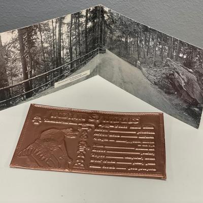 Kopper kard and 1907 postcard