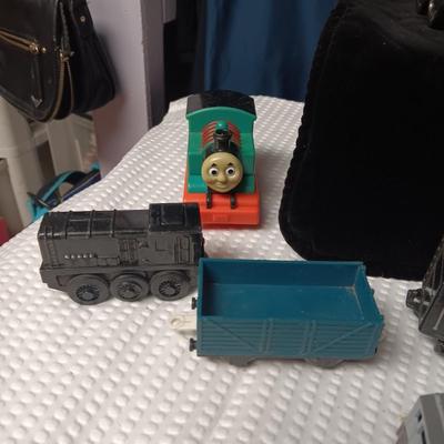 THOMAS THE TRAIN AND OTHER TOY TRAIN CARS