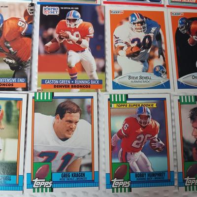 MOSTLY DENVER BRONCOS TRADING CARDS