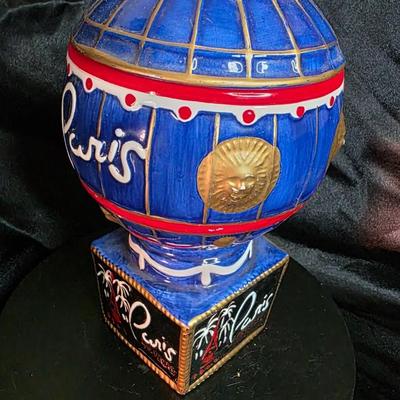 Vintage Paris Las Vegas Hotel Hot Air Balloon Ceramic Collectible Cup with Lid – Progressive Specialty Glass Co. Souvenir Treasure