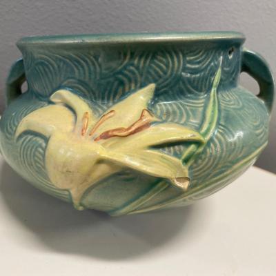 USA pottery hanging planter