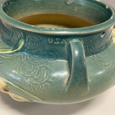 USA pottery hanging planter