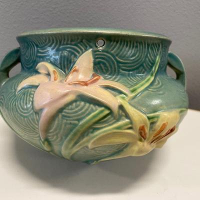 USA pottery hanging planter