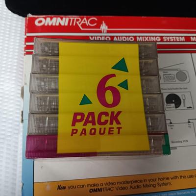 VINTAGE OMNITRAC VIDEO AUDIO MIXING SYSTEM MS2000 & UNOPENED CASSETTES