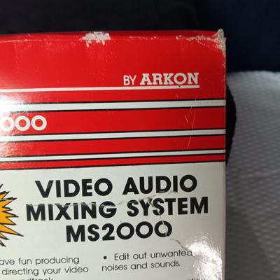 VINTAGE OMNITRAC VIDEO AUDIO MIXING SYSTEM MS2000 & UNOPENED CASSETTES