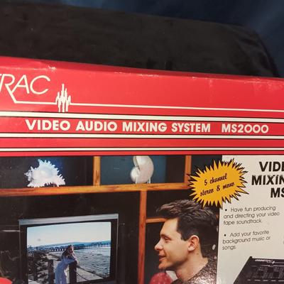 VINTAGE OMNITRAC VIDEO AUDIO MIXING SYSTEM MS2000 & UNOPENED CASSETTES