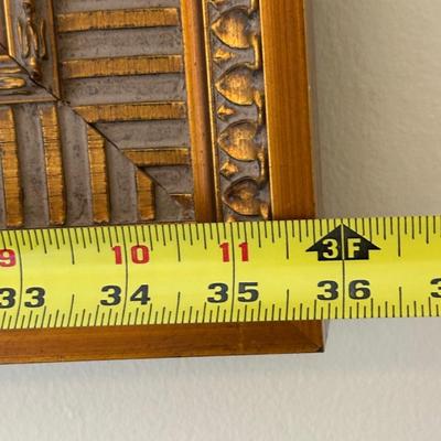 Framed Nautical Artwork – “Java and Constitution” (Title on Plaque)