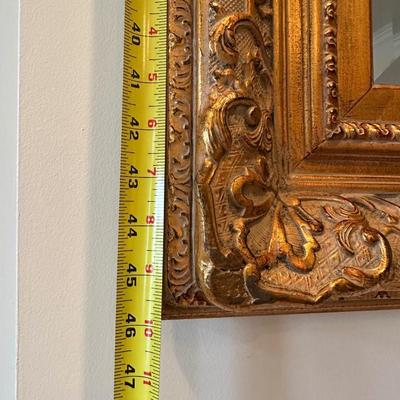 Large Ornate Wall Mirror – Gold Finish