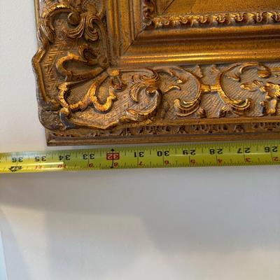 Large Ornate Wall Mirror – Gold Finish