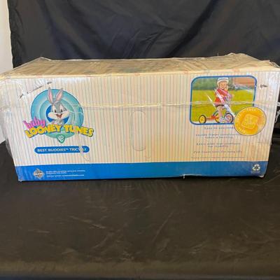 NEW/SEALED BABY LOONEY TUNES BEST BUDDIES TRICYCLE BY HUFFY