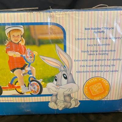 NEW/SEALED BABY LOONEY TUNES BEST BUDDIES TRICYCLE BY HUFFY