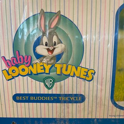 NEW/SEALED BABY LOONEY TUNES BEST BUDDIES TRICYCLE BY HUFFY