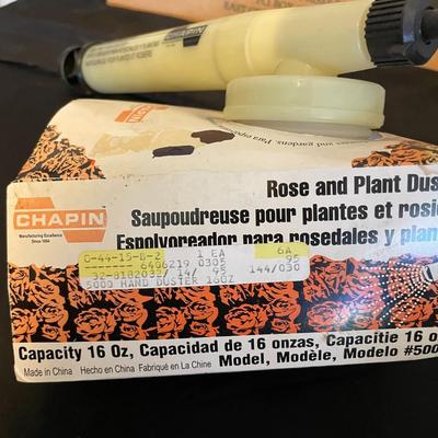 NEW SQUIRREL GUARD BIRD FEEDER, BUG ZAPPER AND PLANT DUSTER