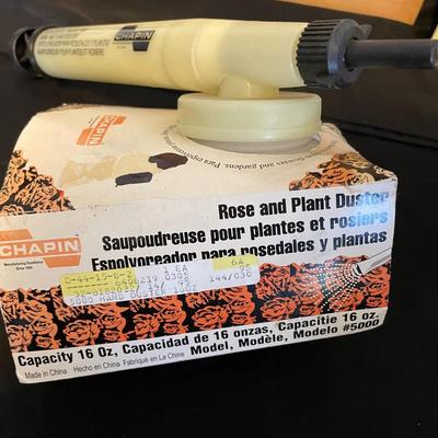 NEW SQUIRREL GUARD BIRD FEEDER, BUG ZAPPER AND PLANT DUSTER