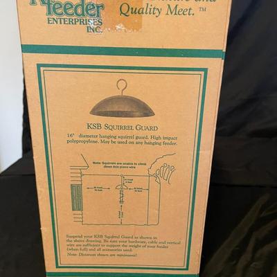NEW SQUIRREL GUARD BIRD FEEDER, BUG ZAPPER AND PLANT DUSTER