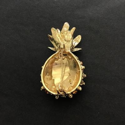 Cute pineapple brooch pin