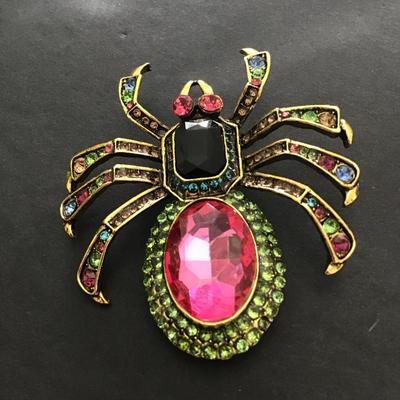 Really cool spider brooch pin