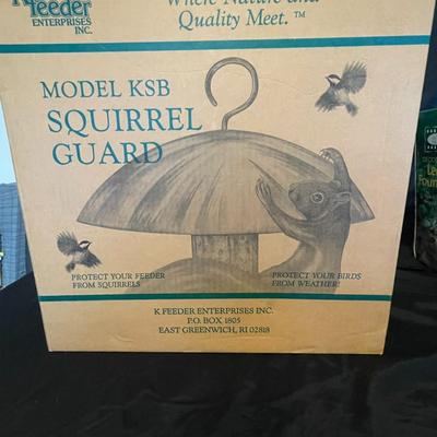 NEW INDOOR/OUTDOOR LEAF FOUNTAIN AND NEW SQUIRREL GUARD BIRD FEEDER
