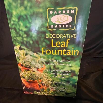 NEW INDOOR/OUTDOOR LEAF FOUNTAIN AND NEW SQUIRREL GUARD BIRD FEEDER
