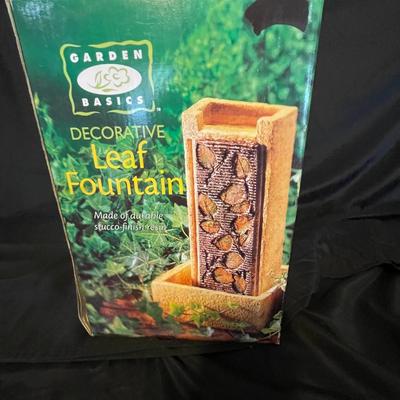 NEW INDOOR/OUTDOOR LEAF FOUNTAIN AND NEW SQUIRREL GUARD BIRD FEEDER