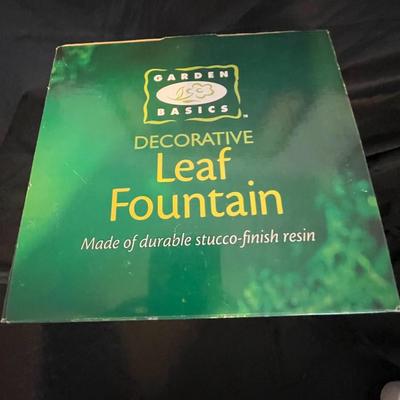 NEW INDOOR/OUTDOOR LEAF FOUNTAIN AND NEW SQUIRREL GUARD BIRD FEEDER