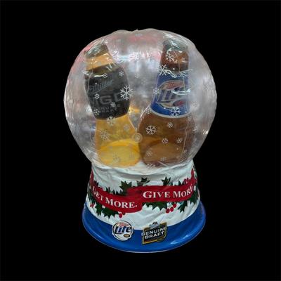 Sale Photo Thumbnail #61: Get More Give More Holiday Cheer Christmas Blow up Beer Globe  2005   24" Tall