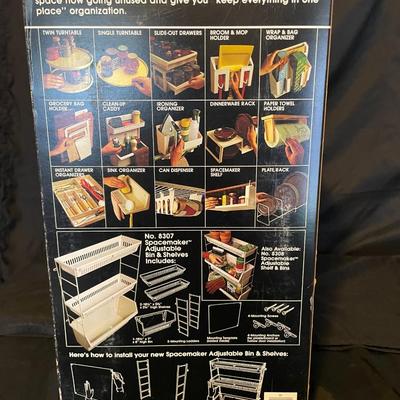 NEW SPACEMAKER BIN & SHELVES PLUS 2 NEW TILT OUT STORAGE TRAYS