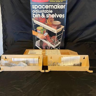 NEW SPACEMAKER BIN & SHELVES PLUS 2 NEW TILT OUT STORAGE TRAYS