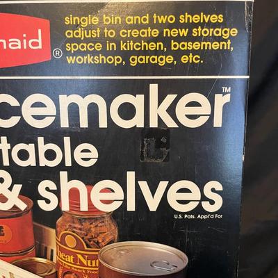 NEW SPACEMAKER BIN & SHELVES PLUS 2 NEW TILT OUT STORAGE TRAYS