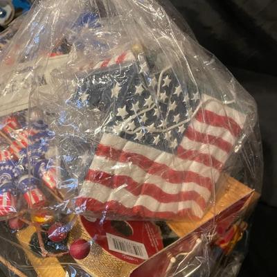 GRAB BAGS OF HALLOWEEN AND 4TH OF JULY ITEMS