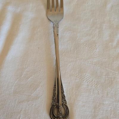 National stainless Japan flatware set - cream pitcher - candle sticks by Avon - and a beautiful metal covered butter dish