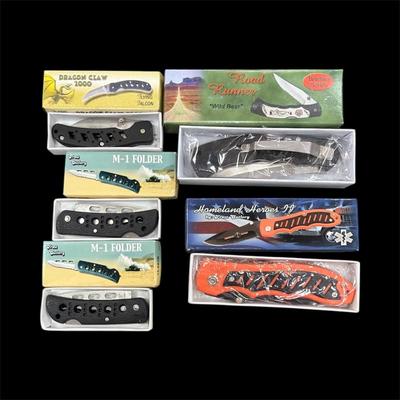 Sale Photo Thumbnail #74: Set of 5 Pocket Knives