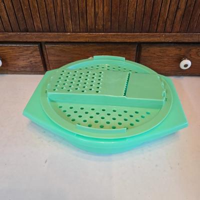 Vintage Tupperware brand containers- canisters - shredder with bowl - cake storage - and more