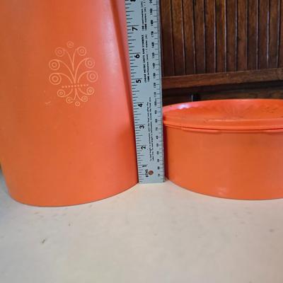 Vintage Tupperware brand containers- canisters - shredder with bowl - cake storage - and more