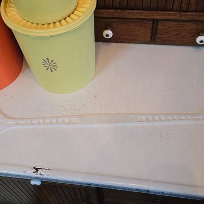 Vintage Tupperware brand containers- canisters - shredder with bowl - cake storage - and more