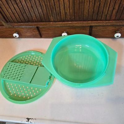 Vintage Tupperware brand containers- canisters - shredder with bowl - cake storage - and more