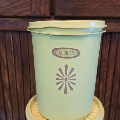 Vintage Tupperware brand containers- canisters - shredder with bowl - cake storage - and more