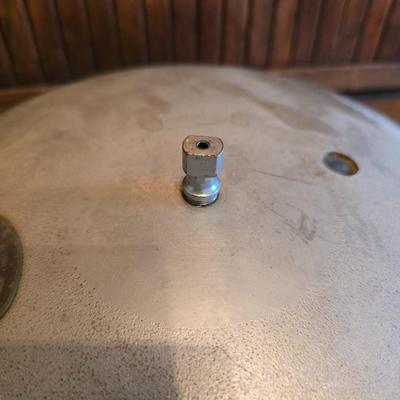 Two pressure cooker pots - as is for parts or repair - Presto meat cooker -