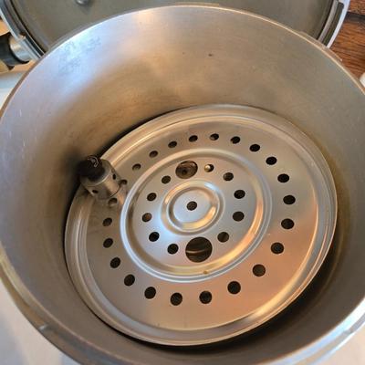 Two pressure cooker pots - as is for parts or repair - Presto meat cooker -