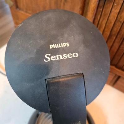 Philips Senseo coffee pod machine. - large white mug and a vintage Pioneer Seed advertising vacuum carafe