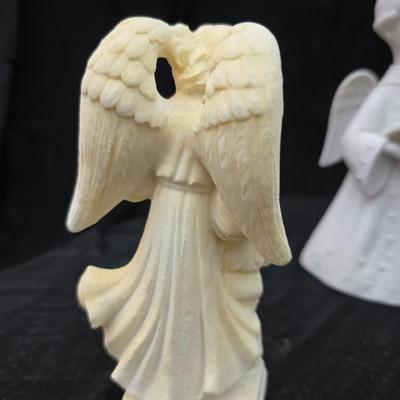 Collection of three angel figures -