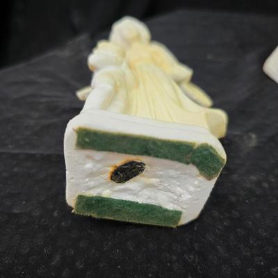 Collection of three angel figures -