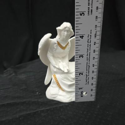 Two angel figures - Nao by Lladro porcelain figurine. and 1990 Enesco figure