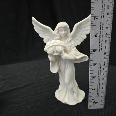 Two angel figures - Nao by Lladro porcelain figurine. and 1990 Enesco figure