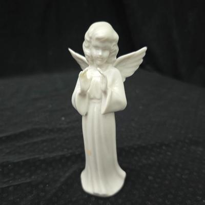 Three collectible George Goode Angels - with taller Dresden? porcelain angel figurine