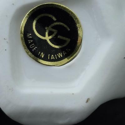 Three collectible George Goode Angels - with taller Dresden? porcelain angel figurine