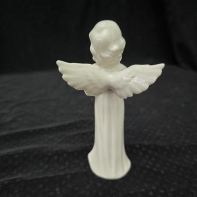 Three collectible George Goode Angels - with taller Dresden? porcelain angel figurine